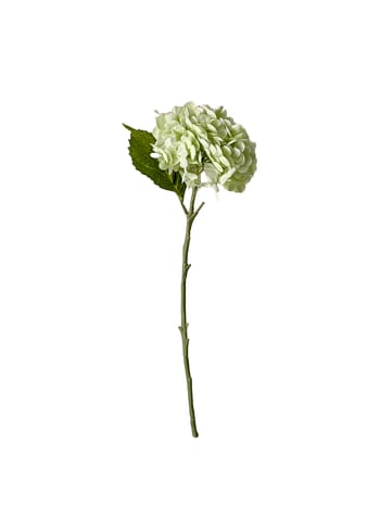 Okholm Studio - Konstgjorda blommor - Stilke - Hydrangea - Light Green