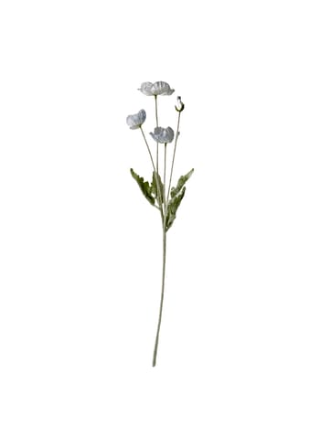 Okholm Studio - Artificial flowers - Stems - Poppy - Light Blue