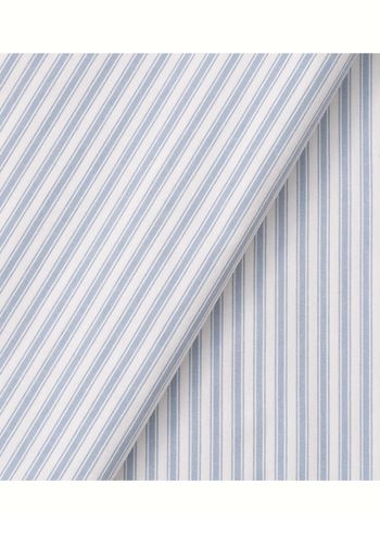 Oliver Furniture - Children's bed curtains - Curtain for Seaside Lille+ Low Loft Bed - Blue Stripe