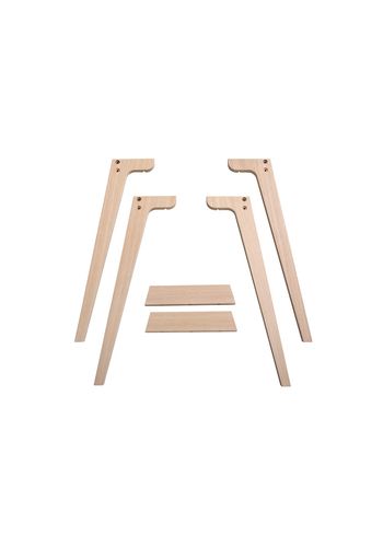 Oliver Furniture - Kindertafel - Extra Legs for Wood Desk - Oak / For Wood Desk H66
