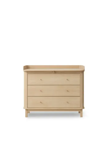 Oliver Furniture - Børnekommode - Wood Nursery Dresser 3 Drawers, Oak - oak