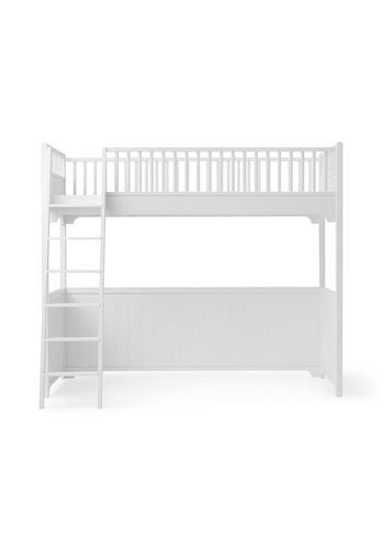 Oliver Furniture - Barnsäng - Seaside Classic Loft Bed - White