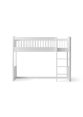 Oliver Furniture - Children's bed - Seaside Lille+ Low Loft Bed - White