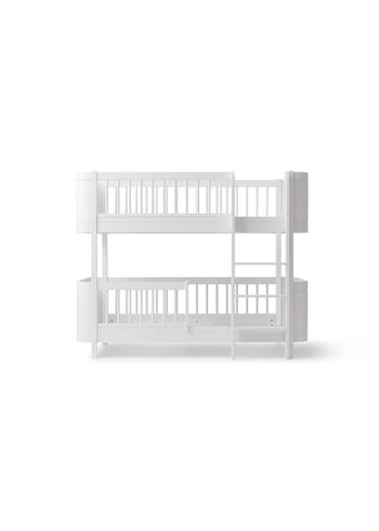 Oliver Furniture - Lasten sänky - Wood Mini+ Low Bunk Bed - White