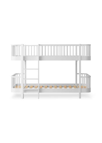 Oliver Furniture - Children's bed - Wood Original Low Bunk Bed - White
