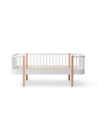 Oliver Furniture - Børneseng - Wood Original junior Sofaseng - Hvid / Eg