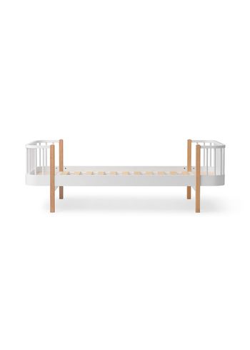 Oliver Furniture - Barnsäng - Wood Original Bed - White / Oak