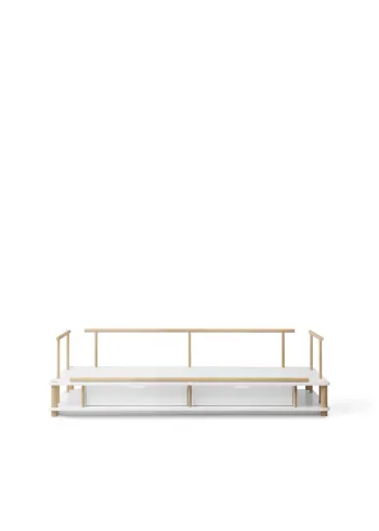 Oliver Furniture - Daybed - Camp Day Bed, 90x180 Cm, White/oak - 