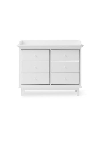 Oliver Furniture - Puslebord - Seaside Nursery Dresser - White - 6 drawers