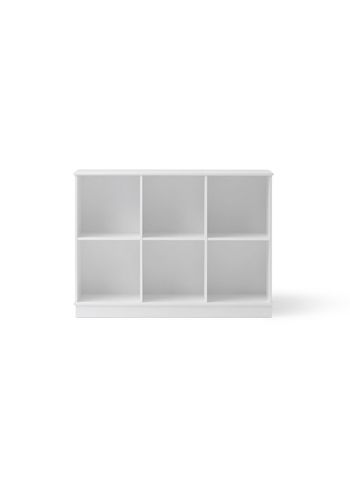 Oliver Furniture - Kirjahylly - Wood Shelving Unit - 3x2 - Horizontal w/base