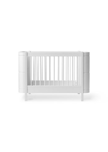 Oliver Furniture - Crib - Wood Mini+ Cot Bed - White - Incl. junior kit
