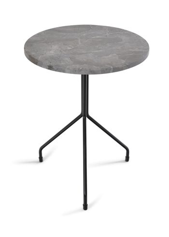 OX DENMARQ - Consiglio - AllForOne Table - Grey Marble / Black Steel