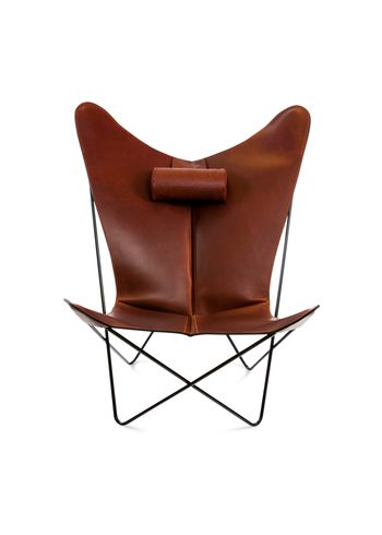 OX DENMARQ - Poltrona - KS Chair - Cognac Leather / Black Steel