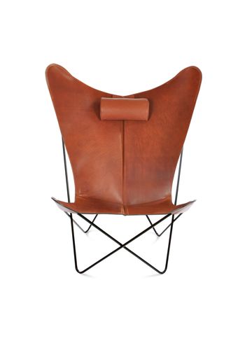 OX DENMARQ - Poltrona - KS Chair - Hazelnut Leather / Black Steel