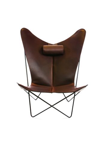 OX DENMARQ - Poltrona - KS Chair - Mocca Leather / Black Steel