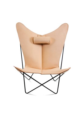 OX DENMARQ - Poltrona - KS Chair - Natural Leather / Black Steel