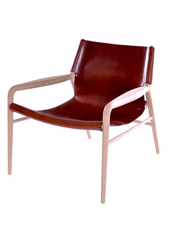 OX DENMARQ - Armchair - RAMA Chair - Cognac Leather / Soap Treated Oak