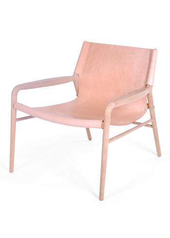 OX DENMARQ - Lænestol - RAMA Chair - Natural Leather / Soap Treated Oak