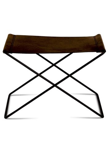 OX DENMARQ - Pall - OX Stool - Mocca Leather / Black Steel