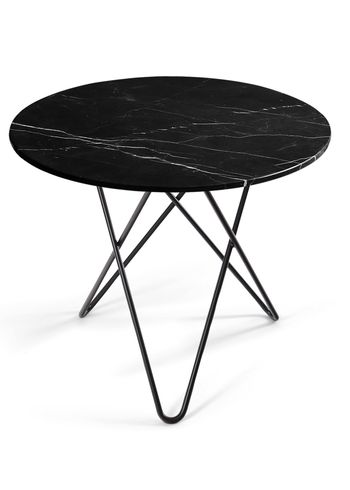 OX DENMARQ - Table à manger - Dining O Table - Black Marquina