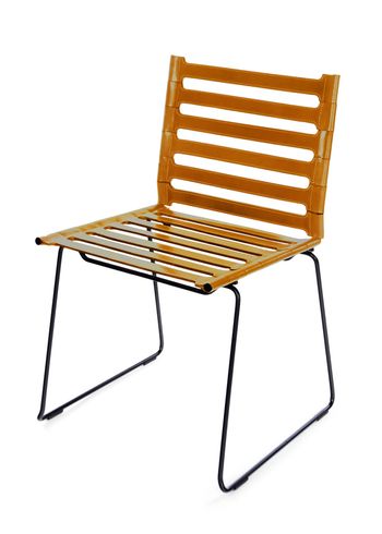 OX DENMARQ - Stol - STRAP Chair - Hazelnut Leather / Black Steel