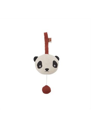 OYOY - Stuffed Animal - Panda Music Mobile - Offwhite / Black