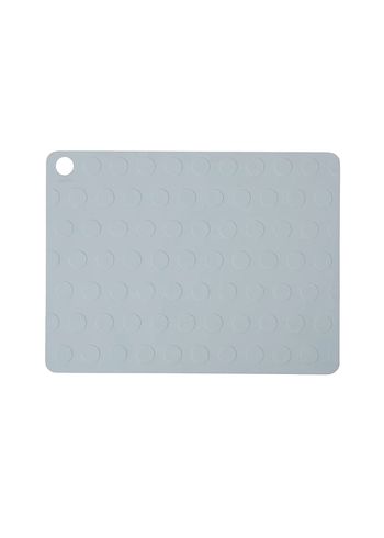 OYOY LIVING - Tappetino - Dotto Cover Mat - Dusty Blue