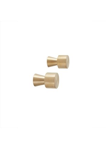 OYOY - Enforcadores - Pin Hook / Knob - Pack of 2 - Brass