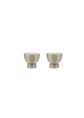 OYOY LIVING - Coquetiers - Toppu Egg Cup - Pack Of 2 - 306 Clay