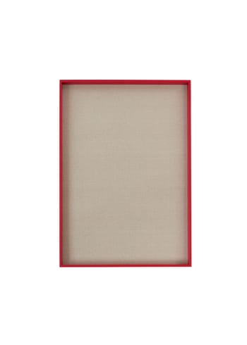 OYOY LIVING - Tray - Peili Notice Board - 405 Red - Small