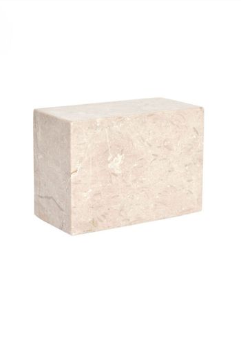 OYOY LIVING - Apoyo a los libros - Savi Marble Bookend - Round - 103 Beige (Square)