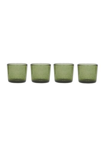 OYOY LIVING - Lasi - Kuki Glass - Pack Of 4 - 701 Green