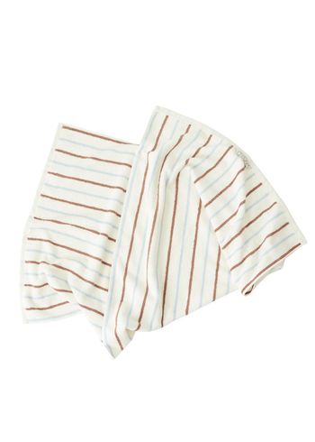 OYOY LIVING - Handdoek - Raita Towel - Caramel / Ice Blue - Medium