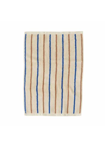 OYOY LIVING - Handdoek - Raita Towel - Caramel / Optic Blue - Mini