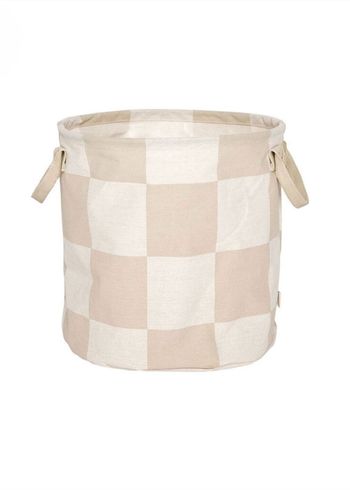 OYOY LIVING - - Chess Laundry/storage Basket - Small - 306 Clay / Offwhite (Medium)