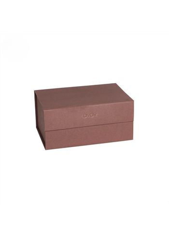 OYOY LIVING - Cajas de almacenamiento - Hako Storage Box - A5 - 308 Dark Caramel