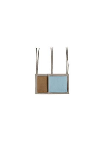 OYOY LIVING - Bed pockets - Saga Bed Storage - Blue/Clay