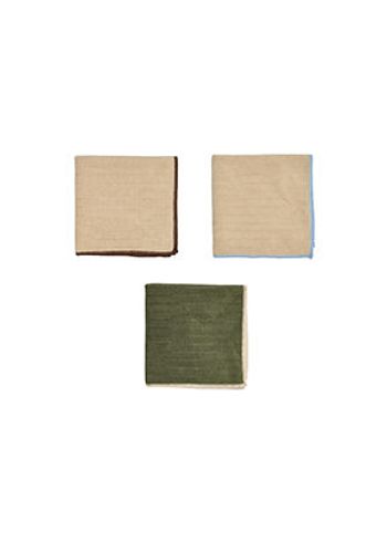 OYOY LIVING - Washcloth - Mundus Microfiber Dish Cloth - Camel/Olive