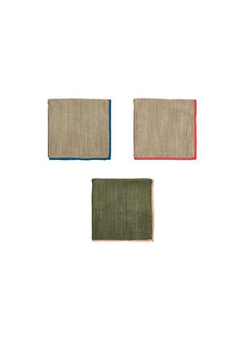 OYOY LIVING - Washcloth - Mundus Microfiber Dish Cloth - Olive/Clay