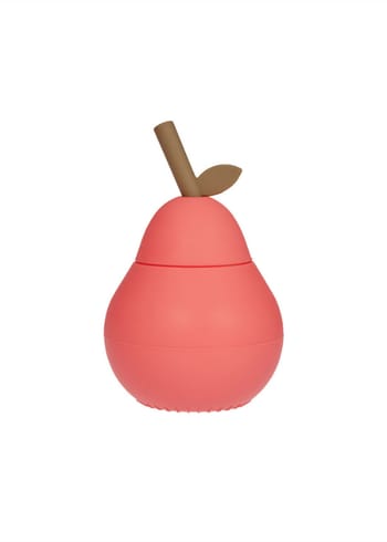 OYOY MINI - Lasten kuppi - Pear Cup - 405 Cherry Red