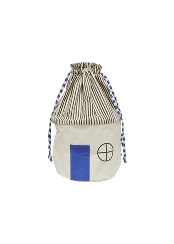 OYOY MINI - Børneopbevaringsboks - Koya Storage Basket - Large - 609 Optic Blue