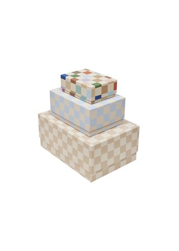 OYOY MINI - Canapé pour enfants - Mana Storage Box Mix - Set Of 3 - 908 Multi