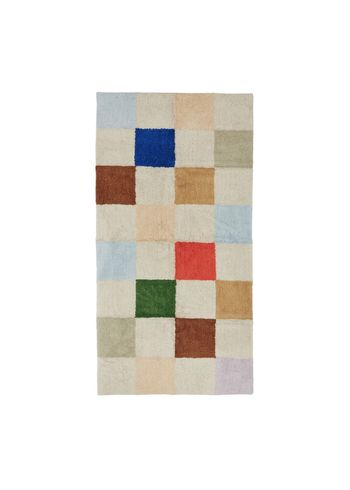 OYOY MINI - Barnens filt - Chess Rug - 908 Multi large