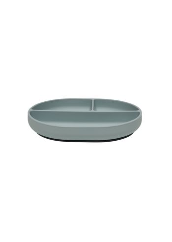 OYOY MINI - Kinderteller - Enkei Suction Plate - 608 Dusty Blue