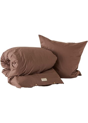 OYOY - Sängkläder - Nuku Bedding - Adult Ekstra - Choko