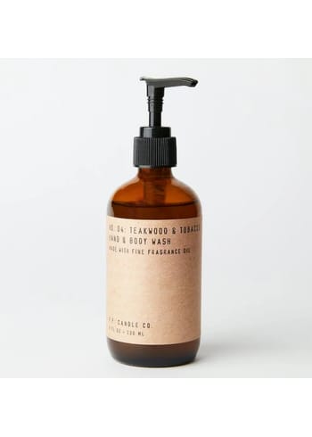 P.F. Candle Co. - Tvål - Hand & Body Wash - No. 04 Teakwood & Tobacco