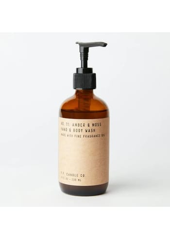 P.F. Candle Co. - Saippua - Hand & Body Wash - No. 11 Amber & Moss