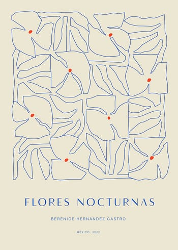 Paper Collective - Cartaz - Flores Nocturnas - Flores Nocturnas 01
