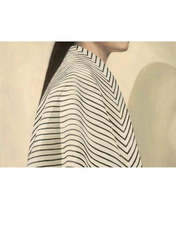 Paper Collective - Plakat - Black stripes - black / white / beige