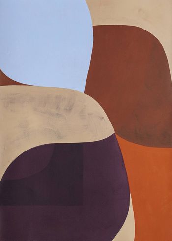 Paper Collective - Cartaz - Poster By Berit Mogensen Lopez - Painted Shapes 02